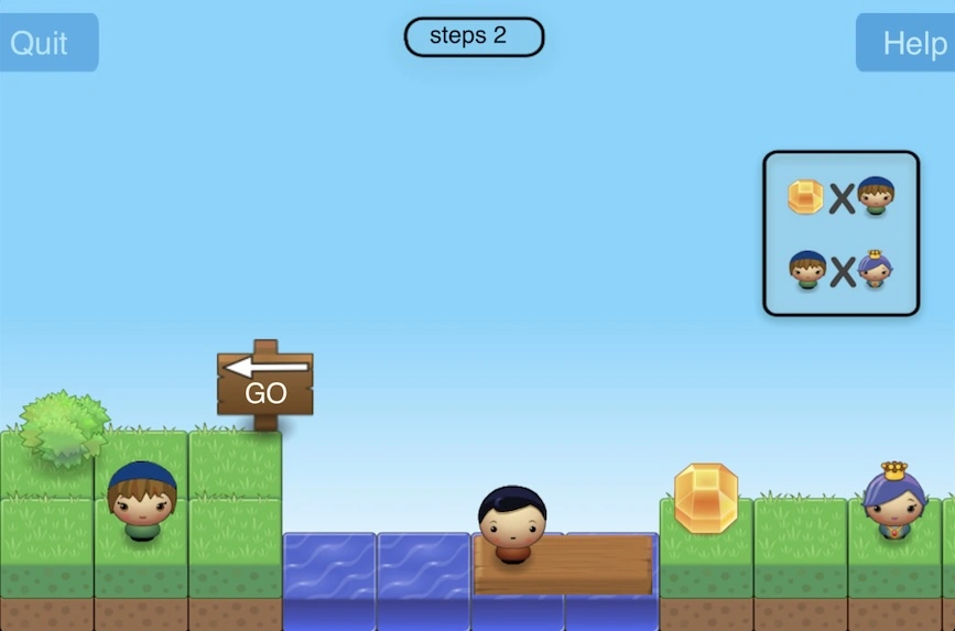 Crossings puzzle scene